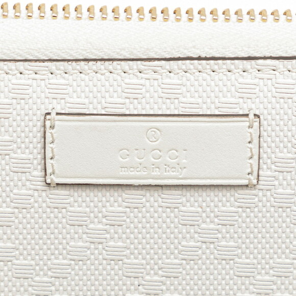 GUCCI White Leather Wallet - Picture 8 of 11